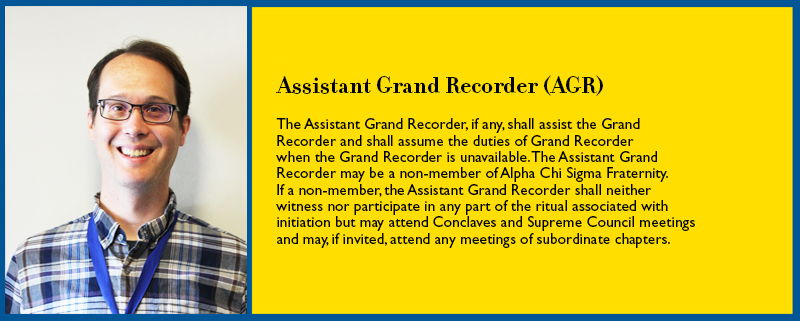 Grand Recorder Job Description